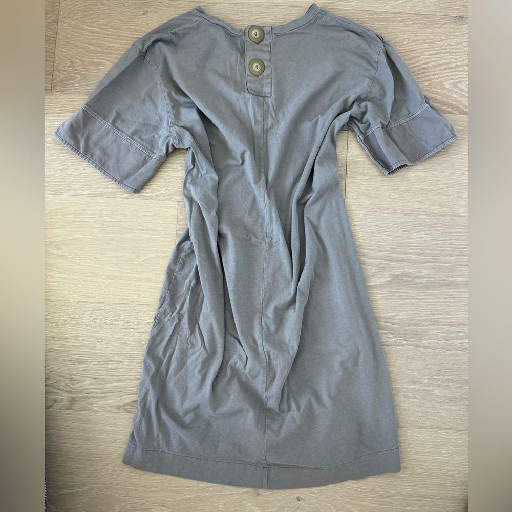 Zara Neutral Wash T-Shirt Dress - Picture 3 of 4